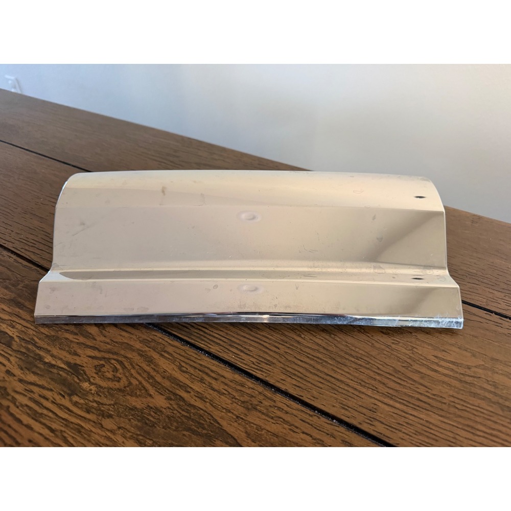 GMC License Plate Cover Silver GM961AAA M214039 Chrome ABS Mould